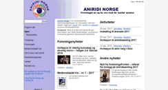 Desktop Screenshot of aniridi.no