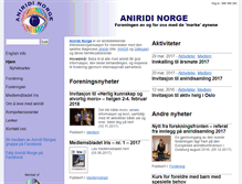 Tablet Screenshot of aniridi.no